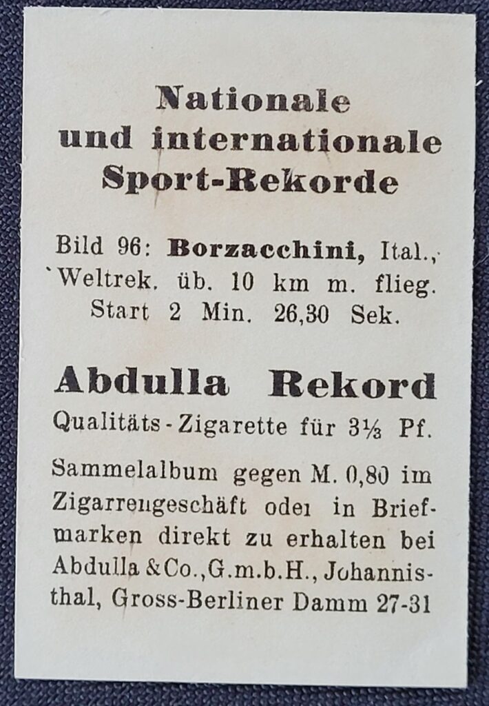 Abdulla Card Baconin Boracchini - Back