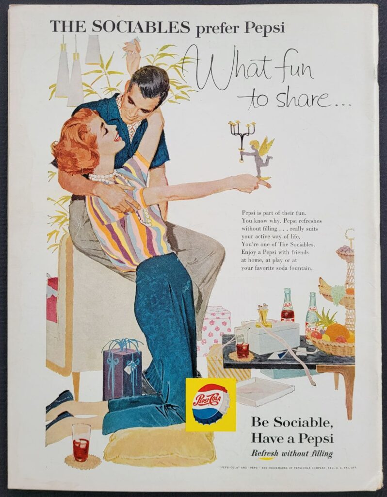 1961 NASCAR Atlanta 500 Program - Back Cover