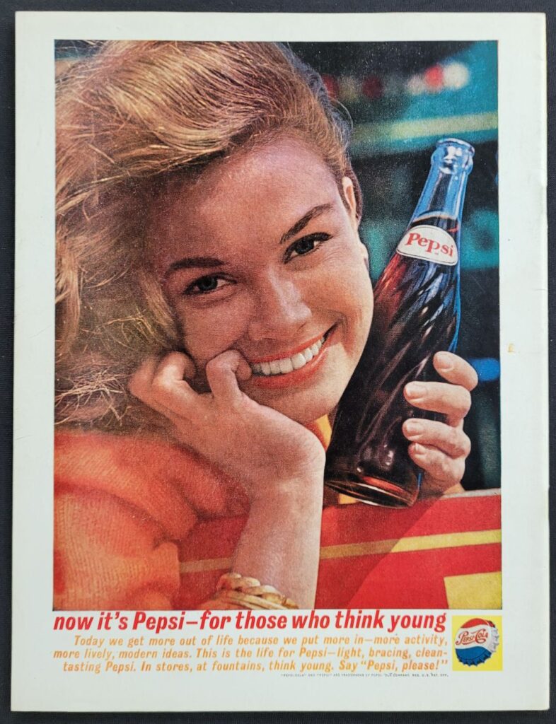 1961 NASCAR Charlotte World 600 Program Back Cover