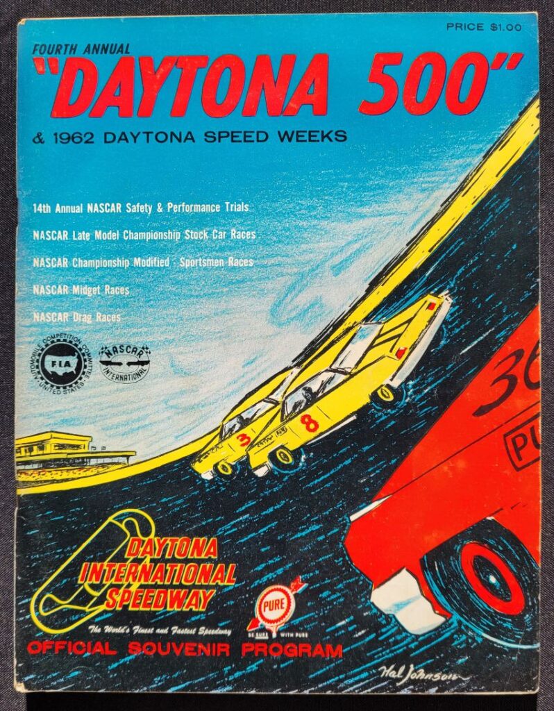Program Cover for the 1962 Daytona 500