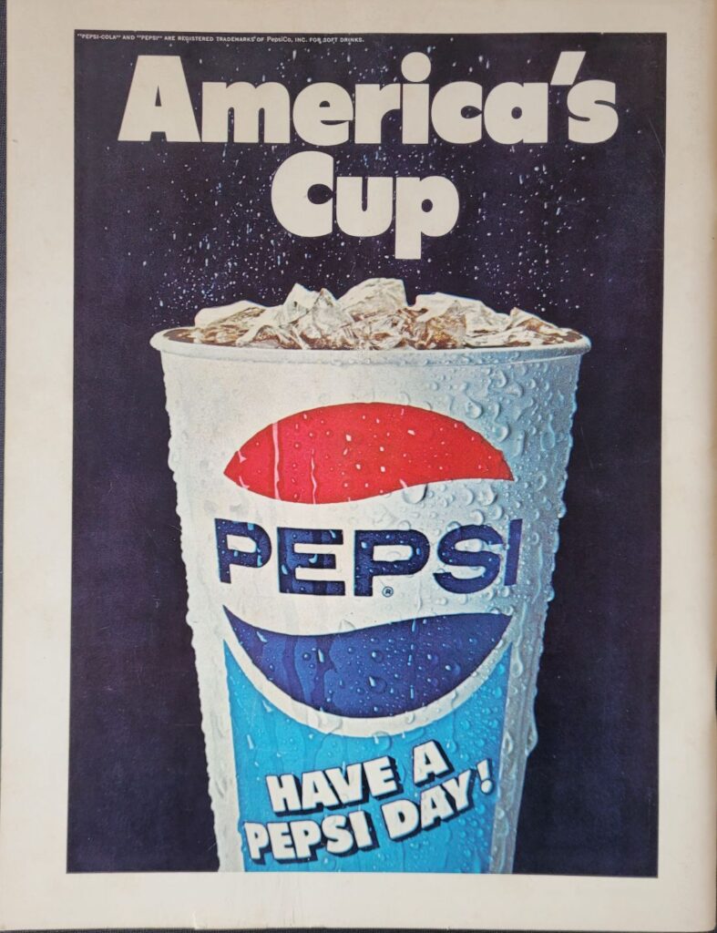 1977 NASCAR Daytona 500 Program Back Cover