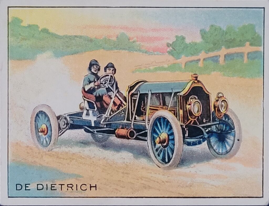 1910 Turkey Red Automobile Series 
De Dietrich