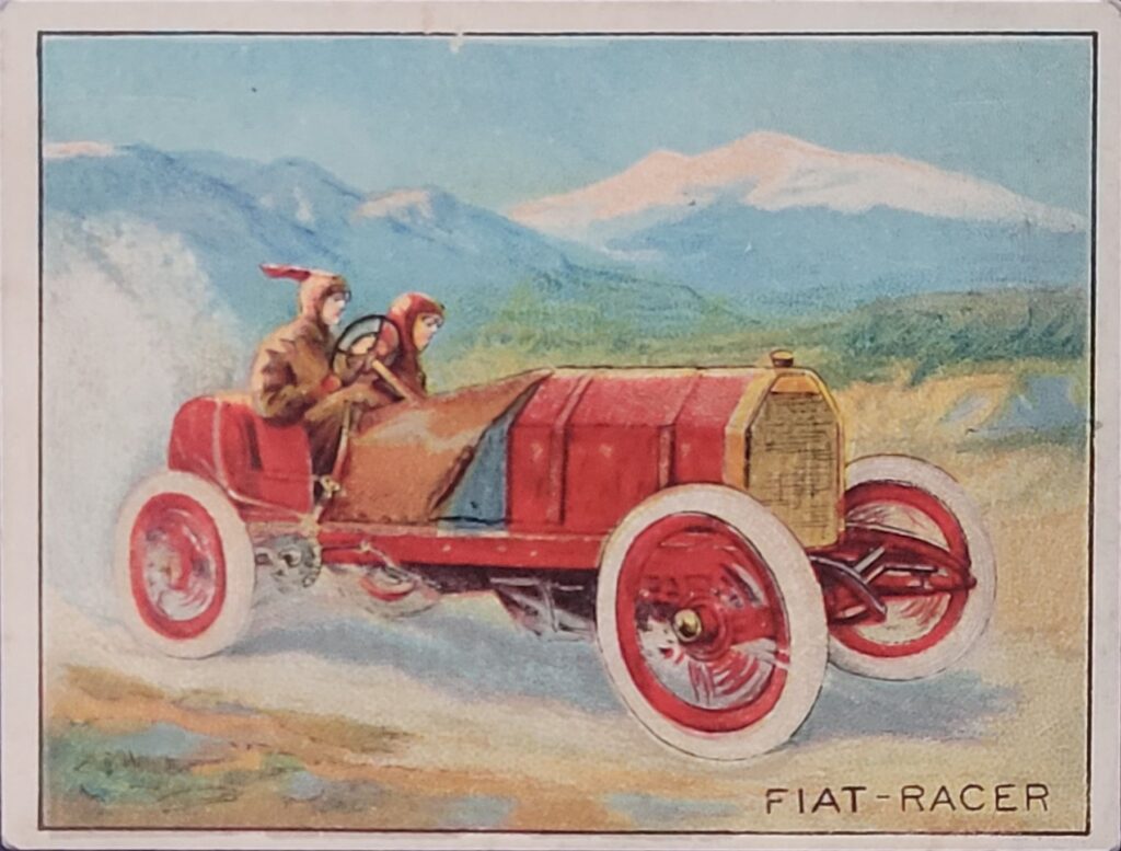 1910 Turkey Red Automobile Series 
Fiat Racer