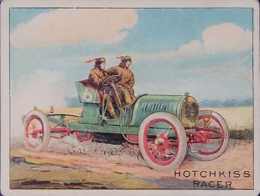 1910 Turkey Red Automobile Series 
Hotchkiss Racer
