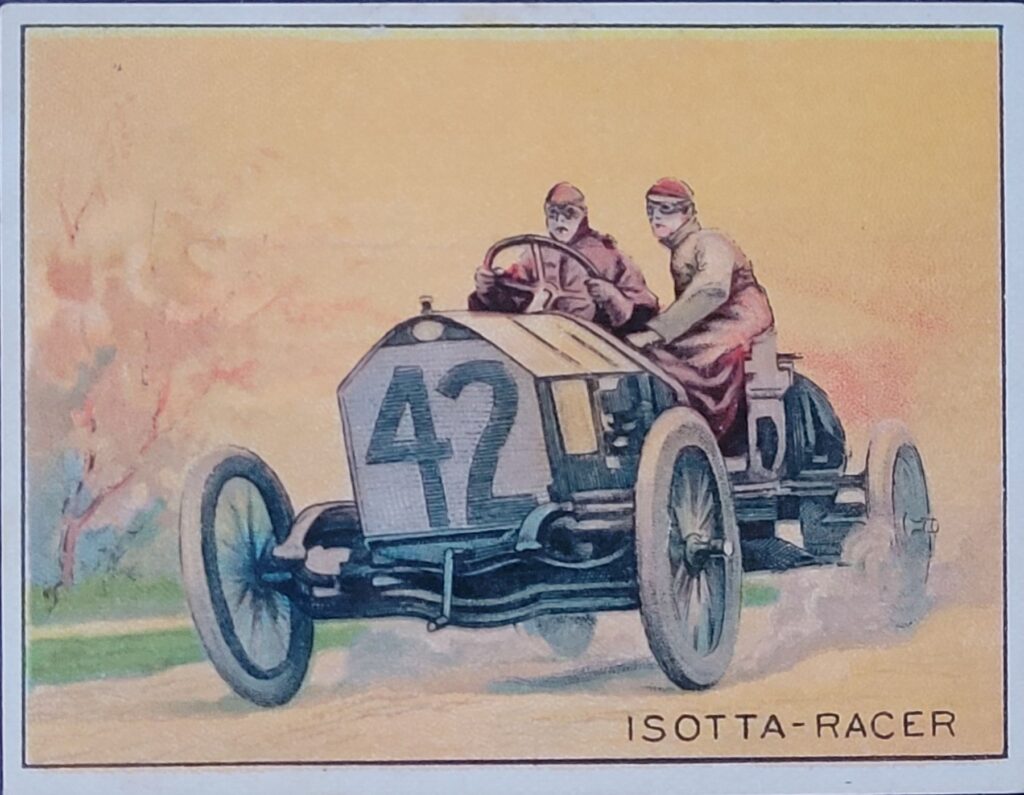 1910 Turkey Red Automobile Series 
Isotta Racer