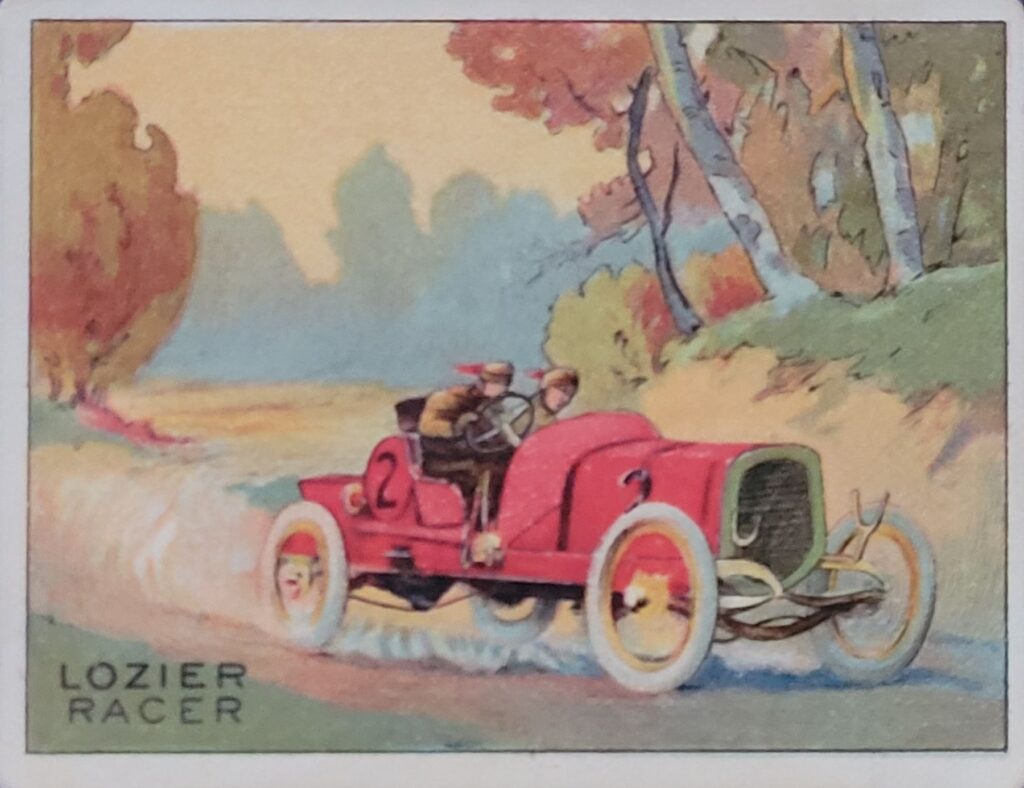 1910 Turkey Red Automobile Series 
Lozier Racer