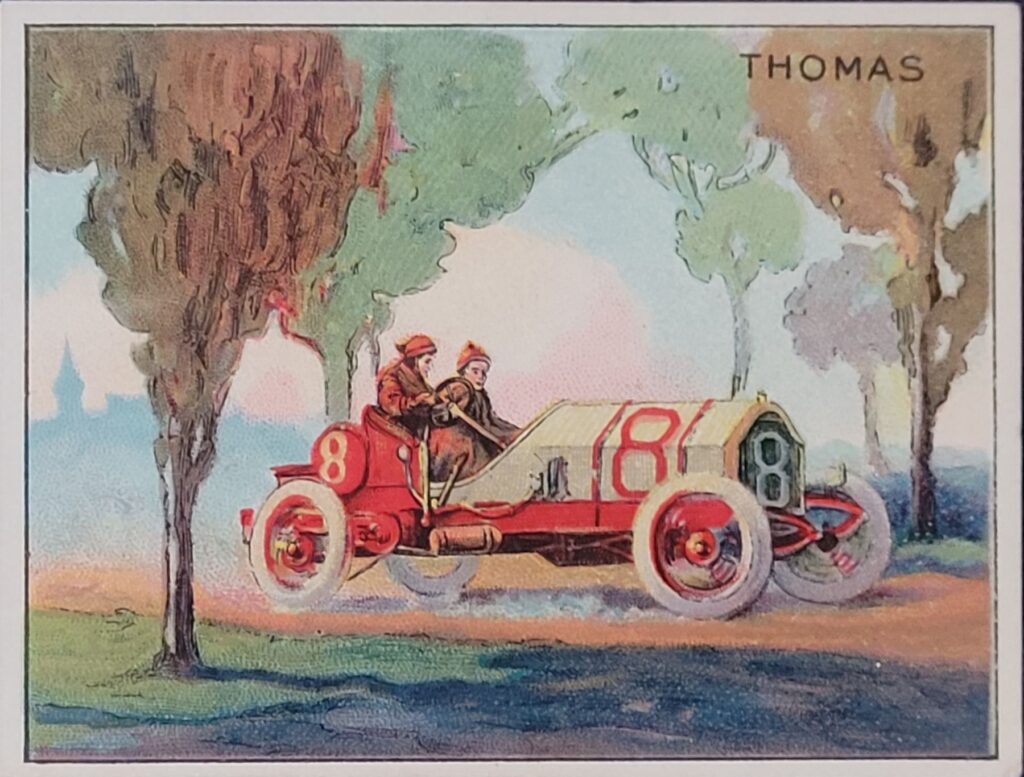 1910 Turkey Red Automobile Series - Thomas