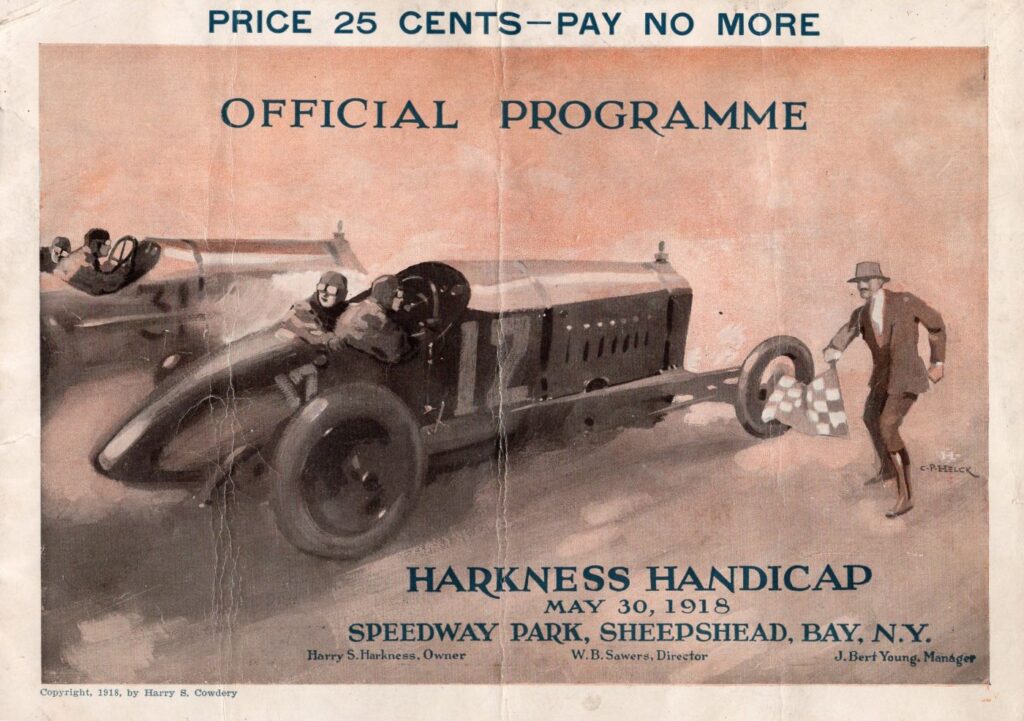 1918 AAA Sheepshead Bay Harkness Handicap Program Front Cover