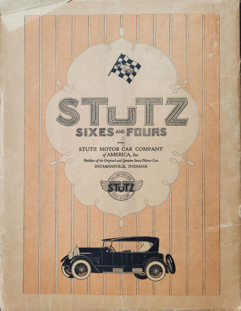 1924 AAA Indianapolis 500 Program Back Cover