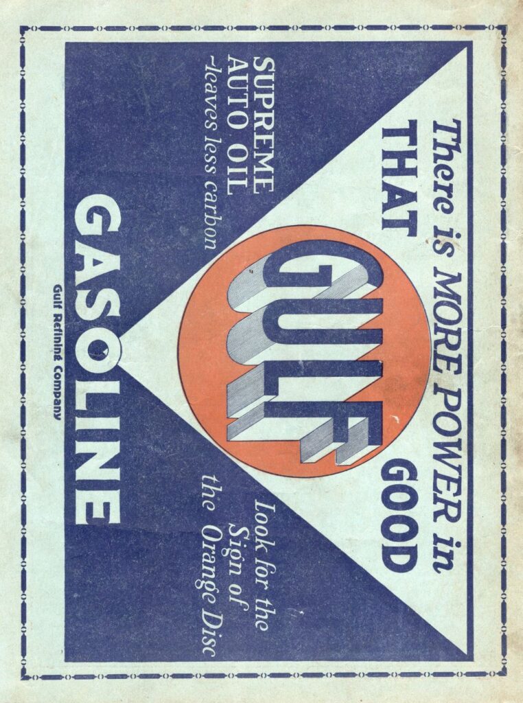 1925 AAA Altoona Speedway Spring Classic Program Back Cover