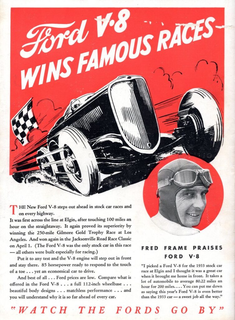 1934 AAA Syracuse 100 Program - Back Cover