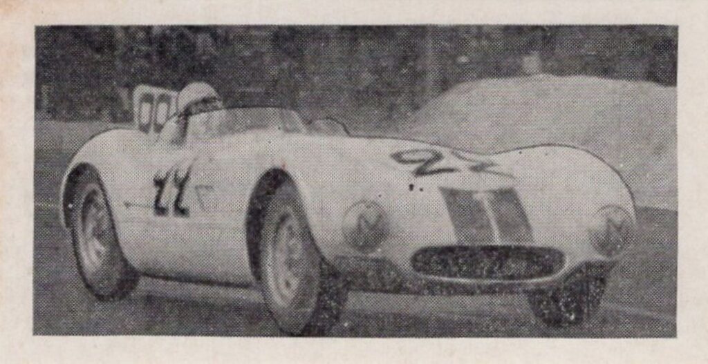1957 Mitcham Foods "Motor Racing" No. 4 Cunningham