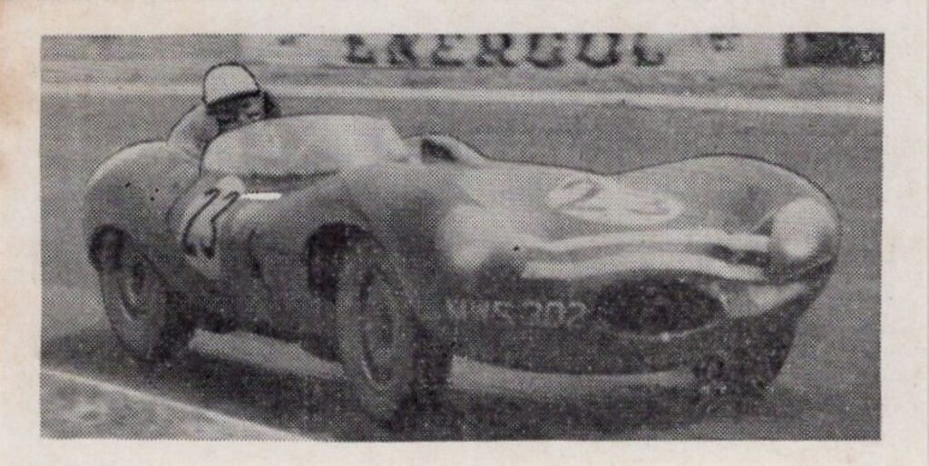 1957 Mitcham Foods "Motor Racing" No. 3 D Type Jaguar