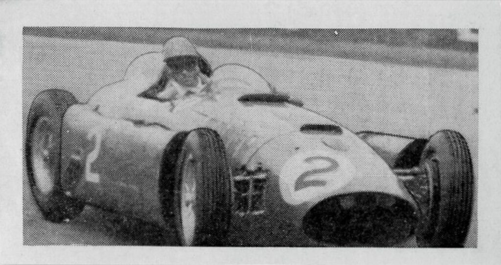 1957 Mitcham Foods "Motor Racing" No. 8 Grand Prix Ferrari