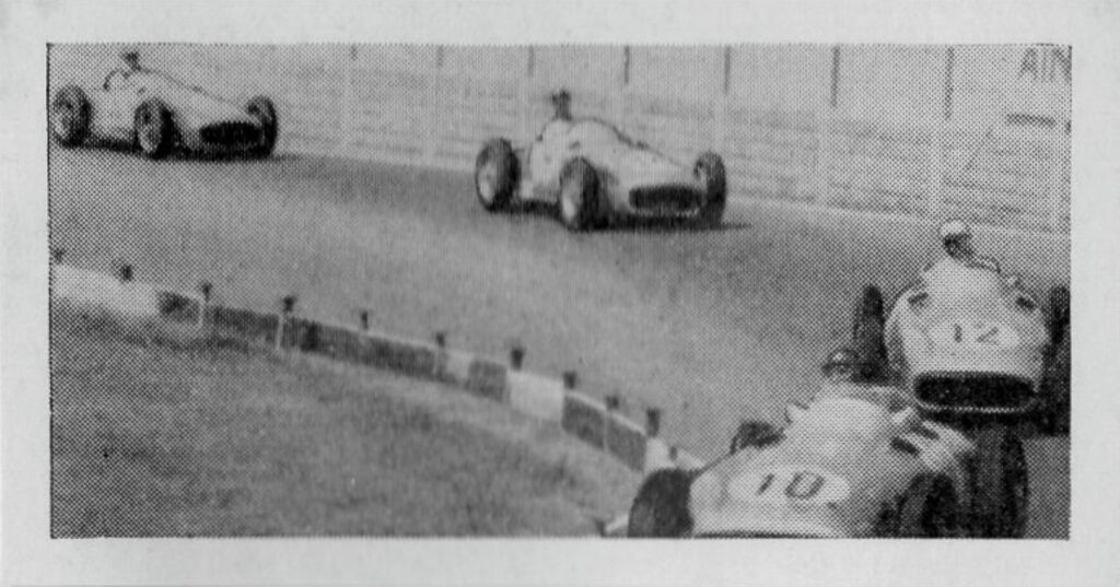 1957 Mitcham Foods "Motor Racing" No. 11 Mercedes-Benz