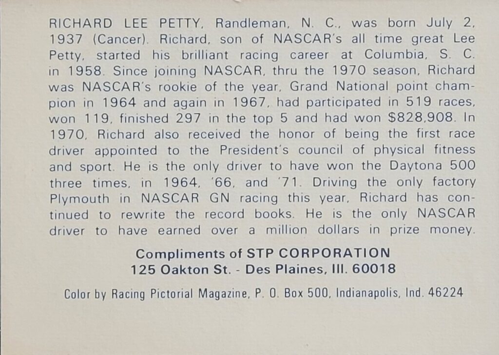 1972 STP Richard Petty