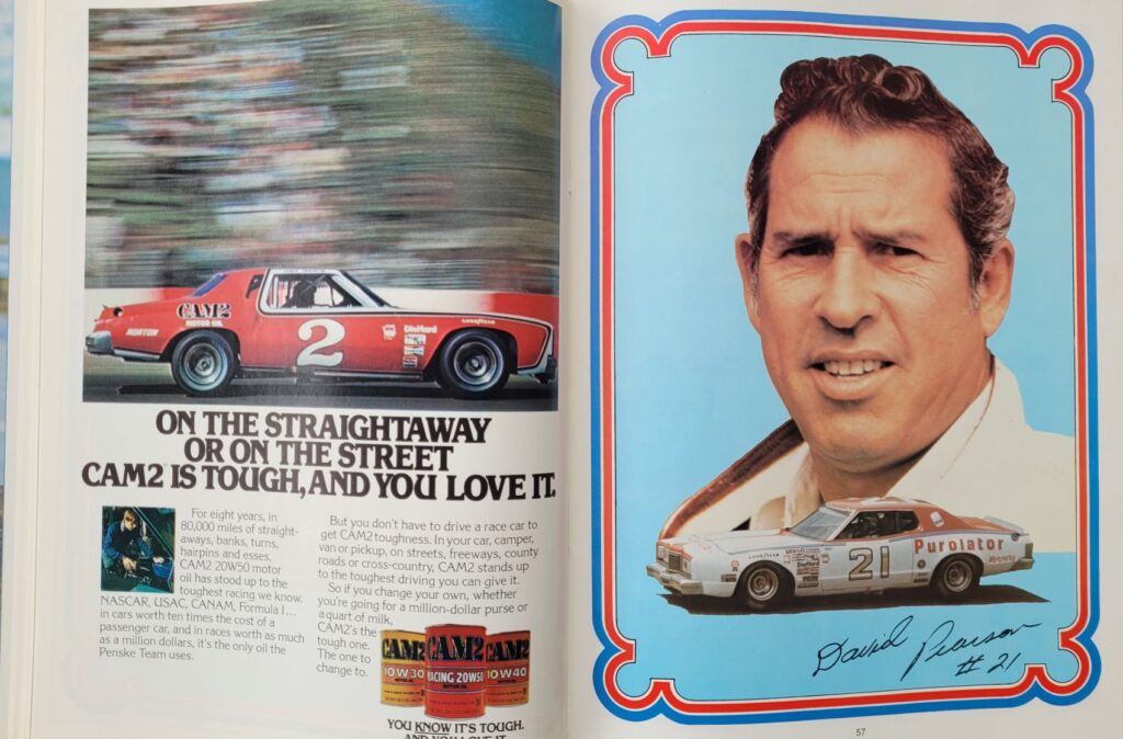 1977 NASCAR Atlanta Dixie 500 Program Pages 56-57