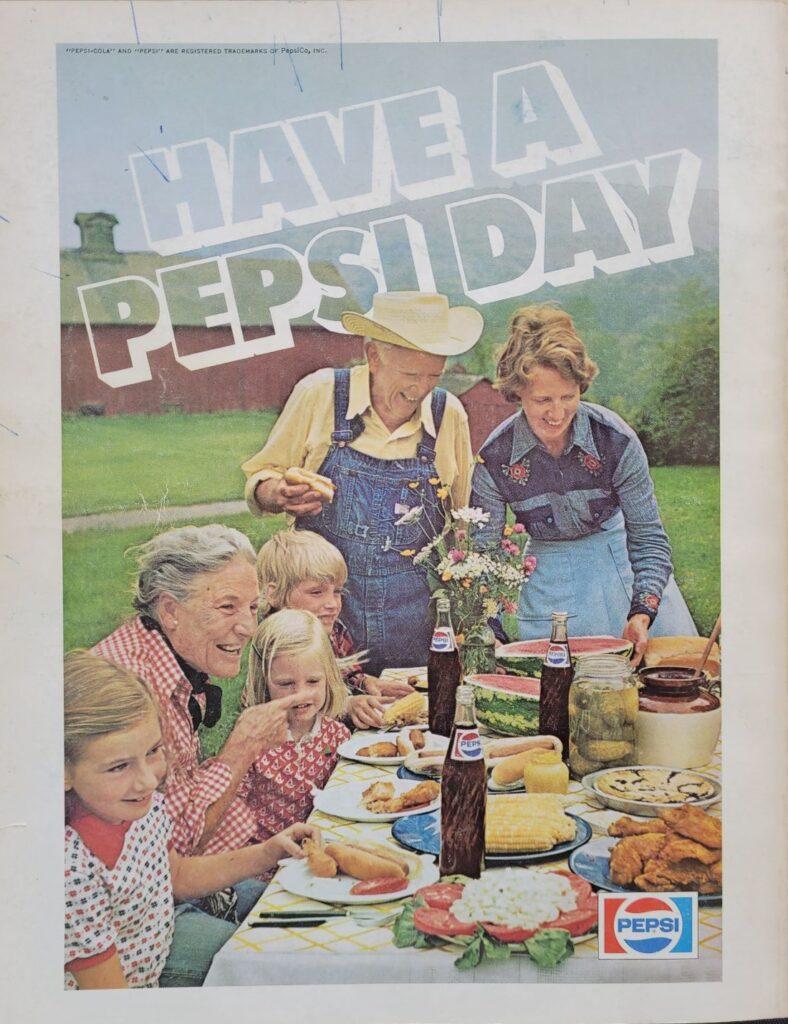 1977 NASCAR Daytona Firecracker 400 Program Back Cover