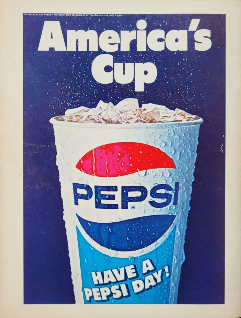 1977 NASCAR Martinsville Old Dominion 500 Program Back Cover