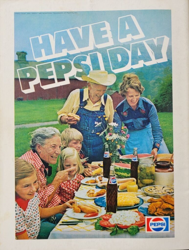 1977 NASCAR NCMS Carolina 500 Program Back Cover