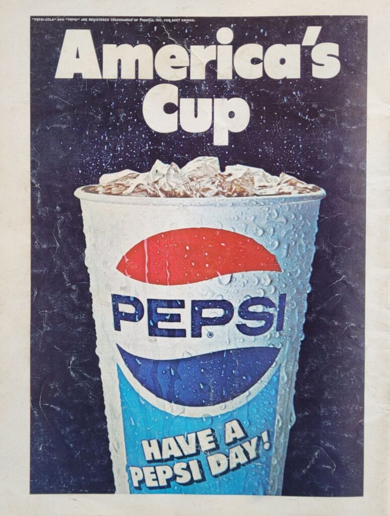 1977 NASCAR Nashville 420 Program Back Cover