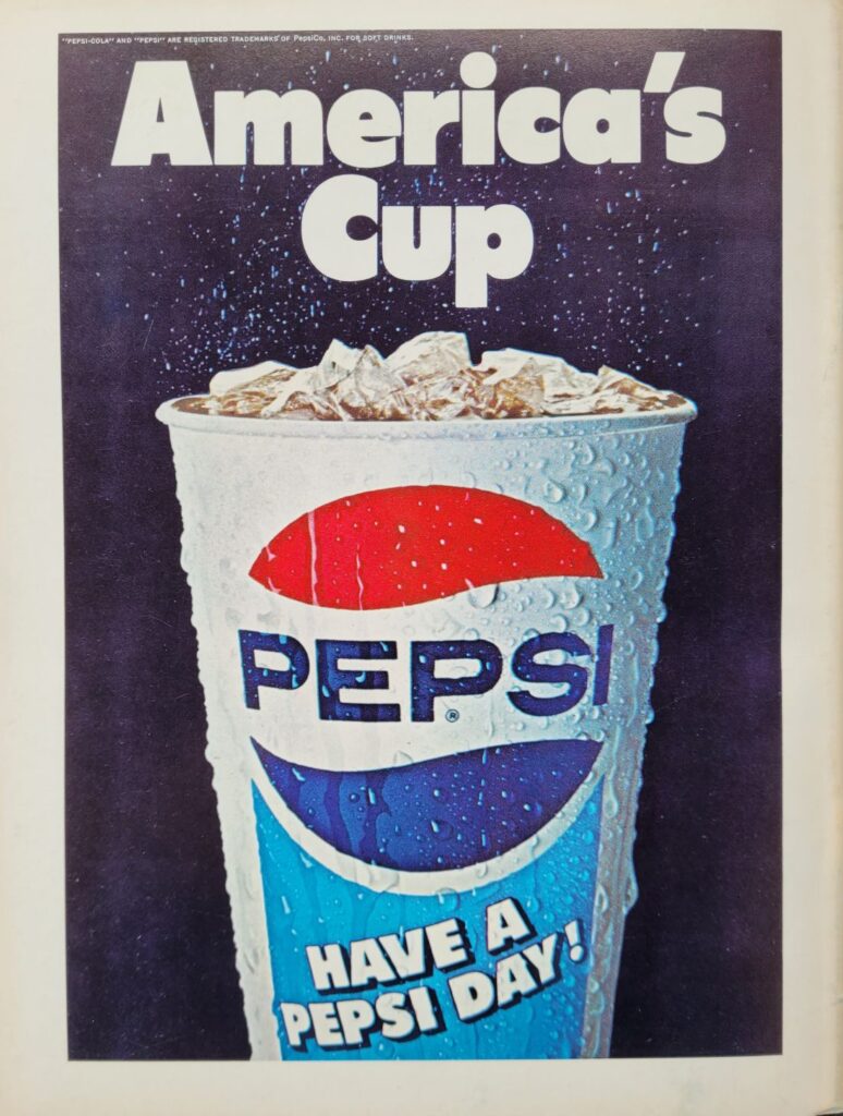 1977 NASCAR North Wilkesboro Wilkes 400 Program Back Cover