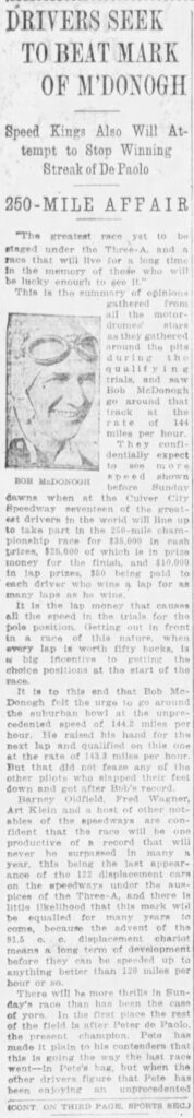 Los Angeles Evening Express Page 21 
March 19, 1926