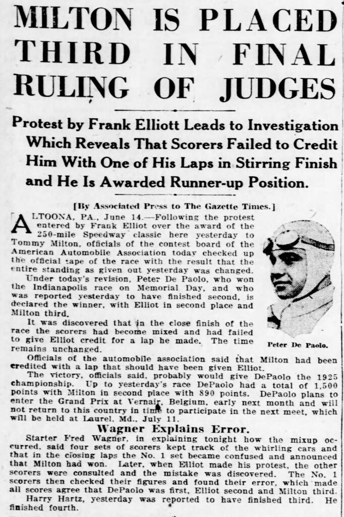 Pittsburgh Post Gazette - Page 9 
June 15, 1925