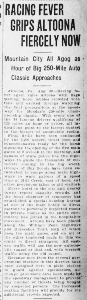 Racing Fever Grips Altoona Fiercely Now