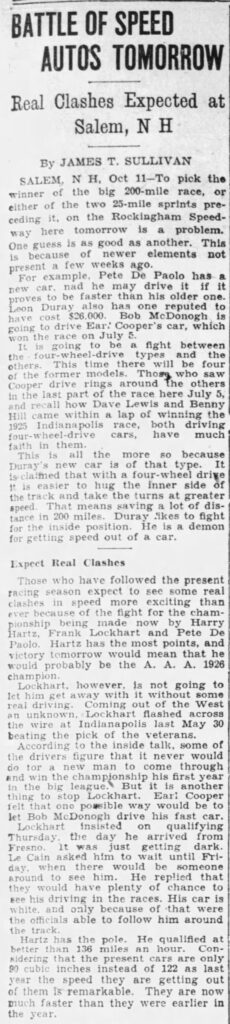 The Boston Globe - Page 3
 October 11, 1926