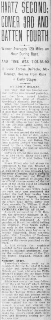 The Charlotte Observer Page 1 
May 11, 1926