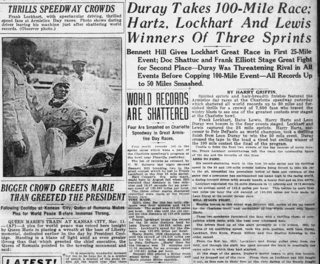 The Charlotte Observer - Page 1 
November 12, 1926
