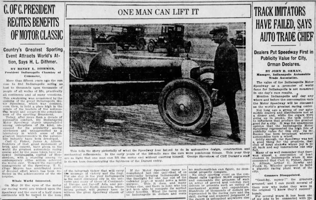 The Indianapolis Star - Page 6 
May 30, 1924