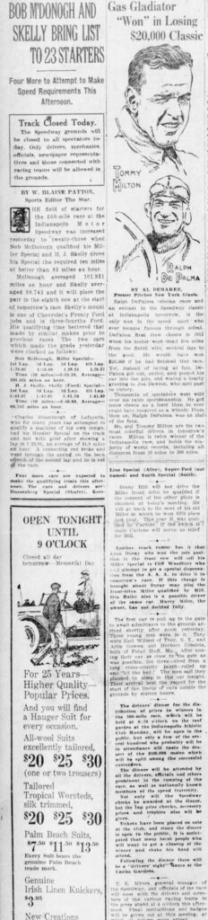 The Indianapolis Star - Page 14 
May 29, 1925