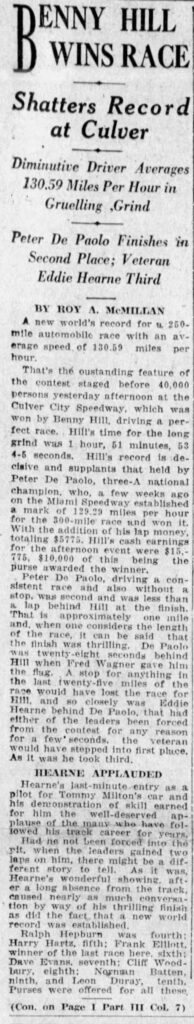 The Los Angeles Times - Page 1 March 22, 1926