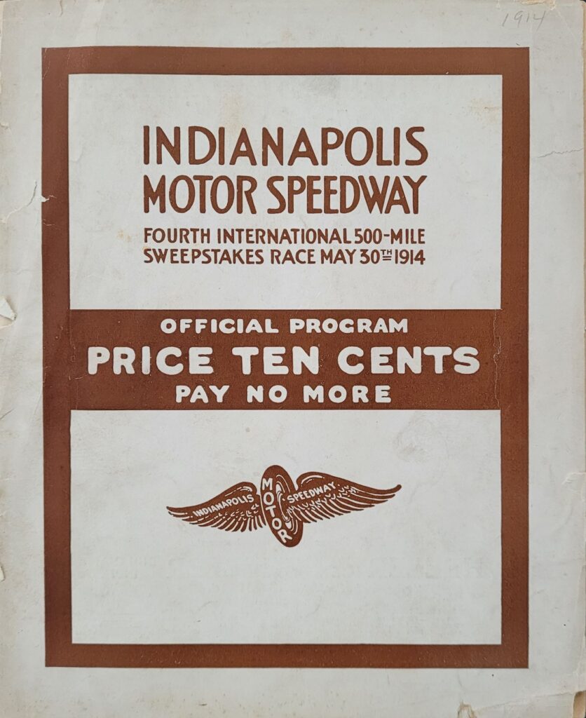 Indianapolis 500 
May 30, 1914
