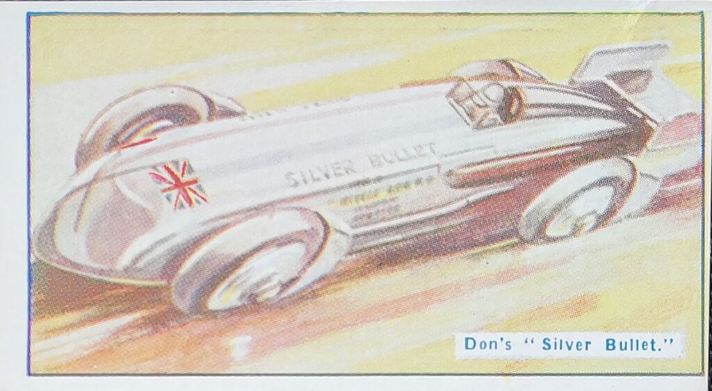 1932 D.C. Thomson "Speed" 
Don's The Silver Bullett - Card #46