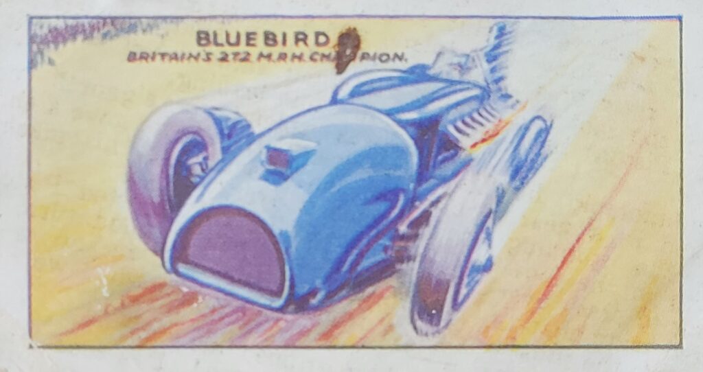 1933 Amalgamated Press "Motors" 
Bluebird