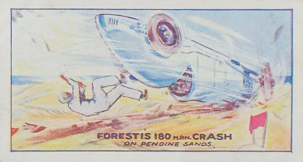 1933 Amalgamated Press "Motors" 
Forestis Crash 