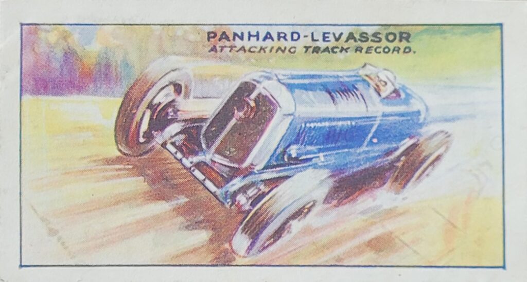 1933 Amalgamated Press "Motors" 
Panhard-Levassor 
