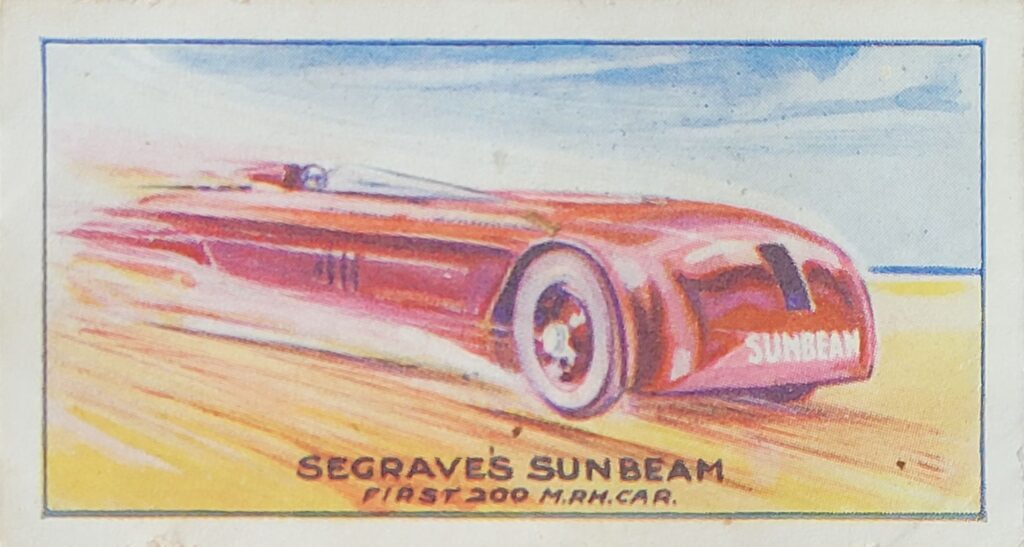 1933 Amalgamated Press "Motors"
Segraves Sunbeam 
