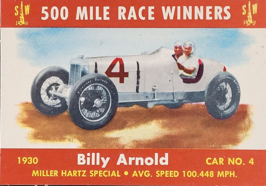 1954 Stark & Wetzel 
Billy Arnold #4