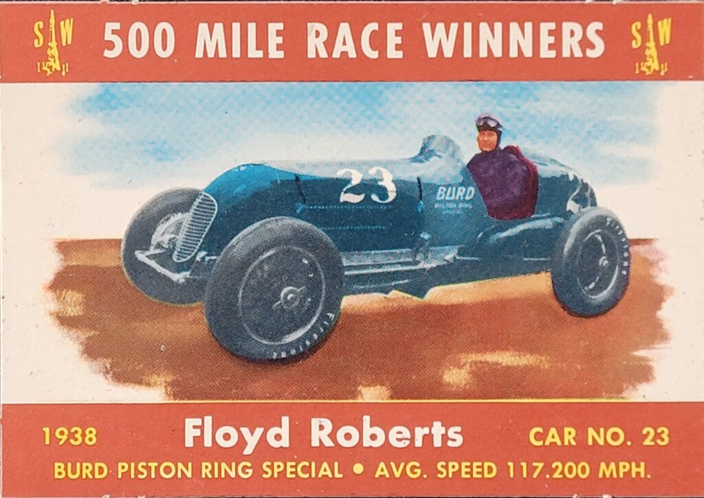 1954 Stark & Wetzel 
Floyd Roberts #21