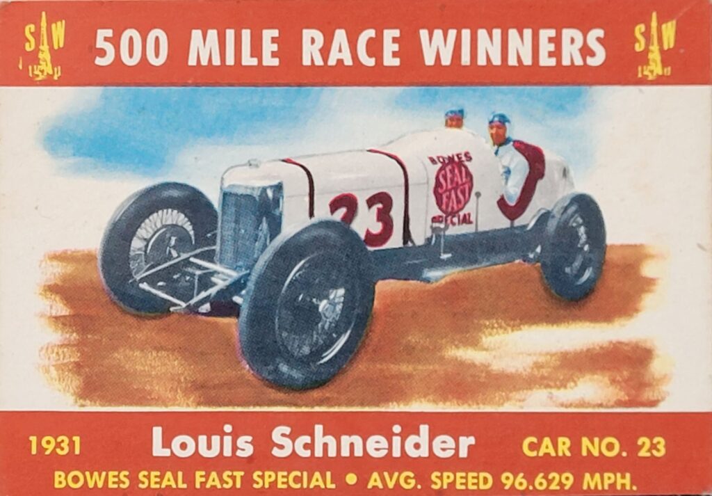 1954 Stark & Wetzel 
Louis Schneider #23