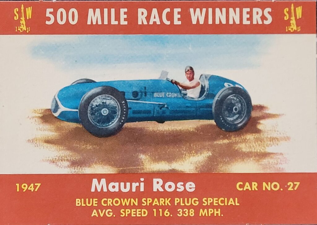 1954 Stark & Wetzel 
Mauri Rose #27