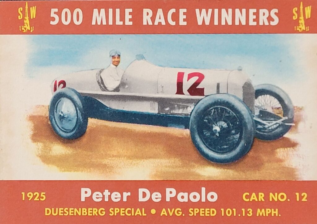 1954 Stark & Wetzel 
Peter DePaolo #12