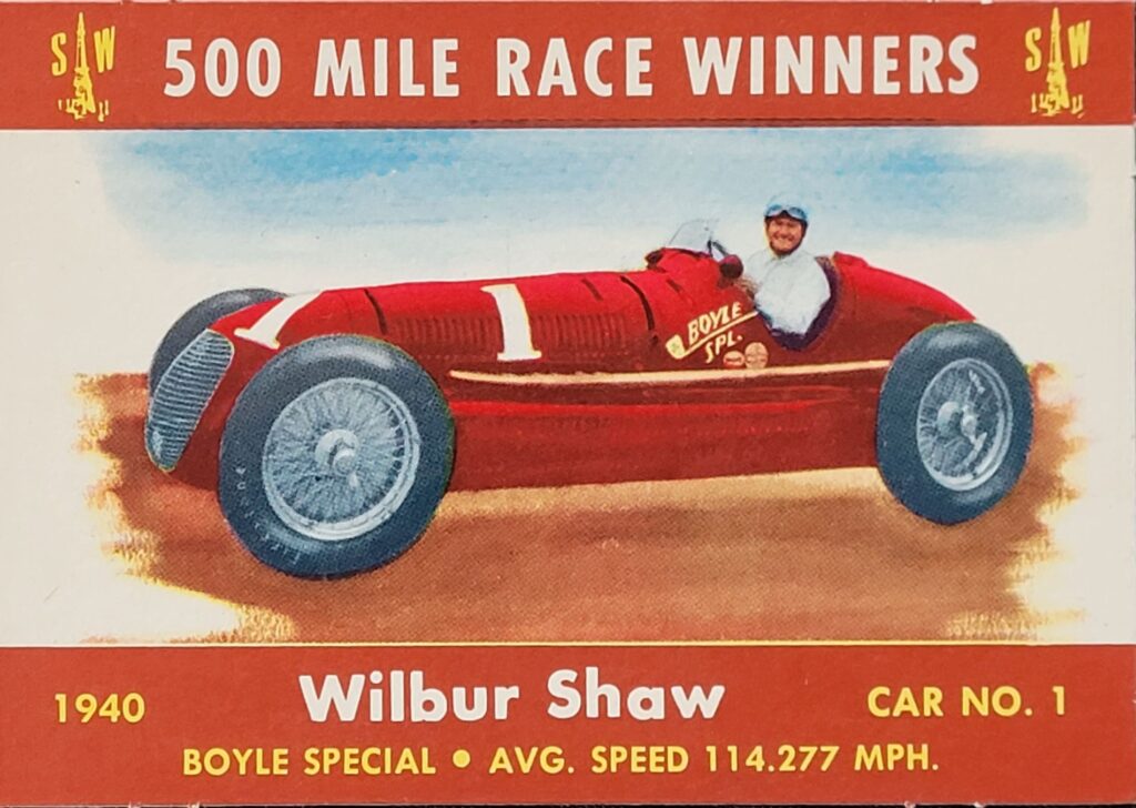 1954 Stark & Wetzel 
Wilbur Shaw #1