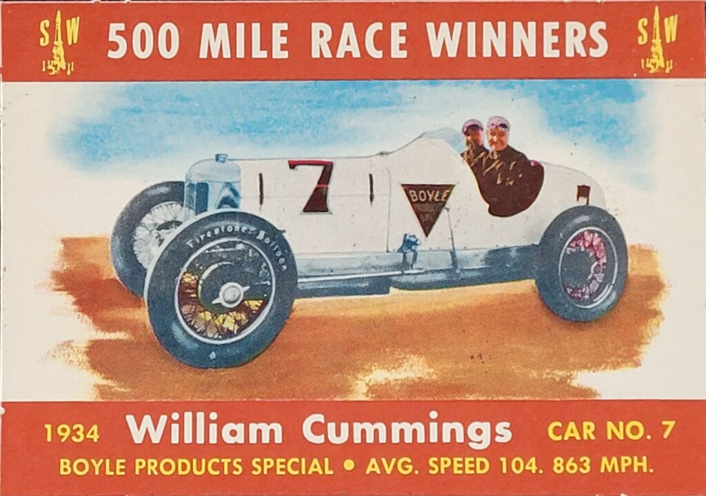 1954 Stark & Wetzel 
William Cummings #7