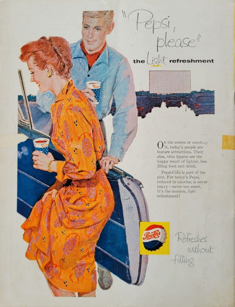 1960 NASCAR Bowman Gray (Aug) Program Back Cover