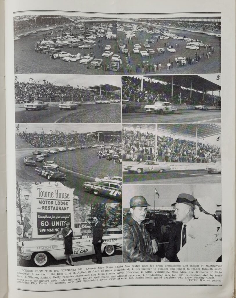 1960 NASCAR Bowman Gray (June) Program Action Scenes